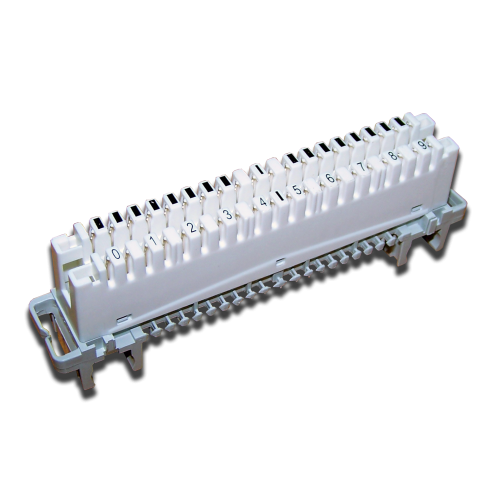 LSA PROFIL disconnection module, Eco, 10 pairs, for back mount frame and profile rods